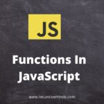 functions in JavaScript