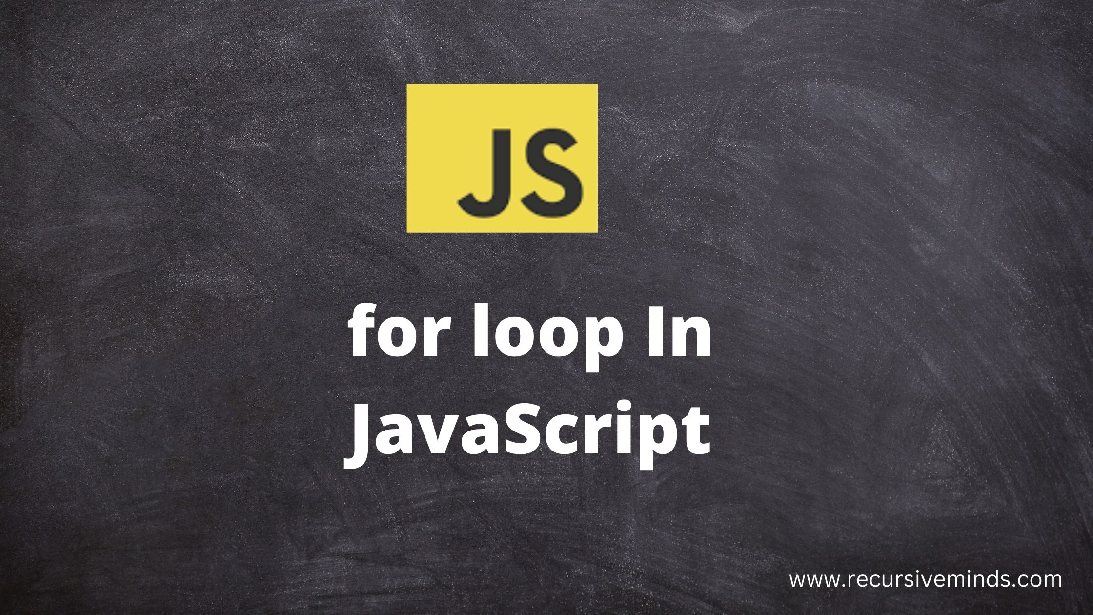 for loop in JavaScript