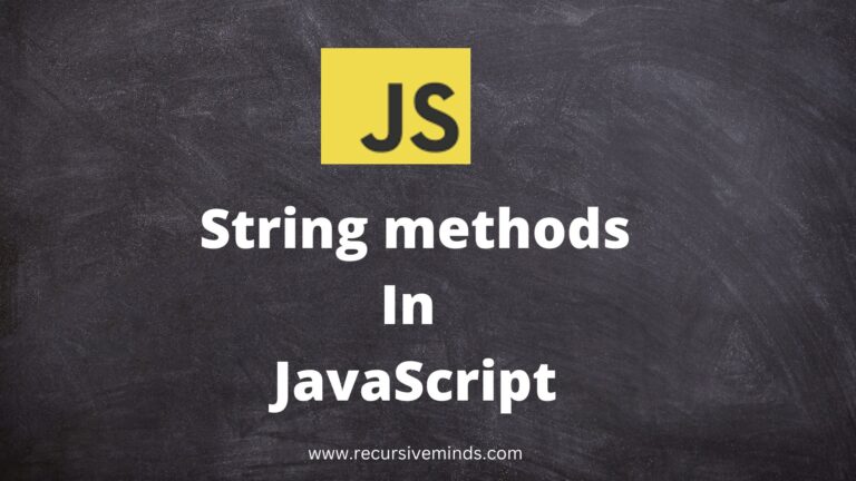 String methods
