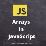 Arrays in JavaScript