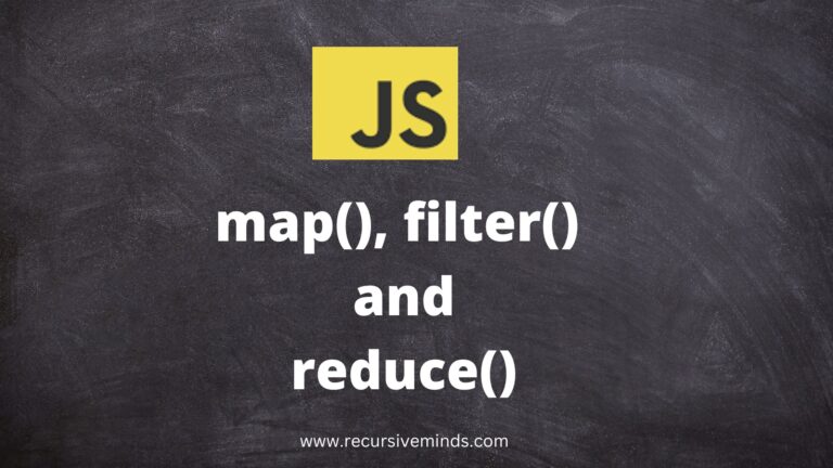 map(), filter(), and reduce()